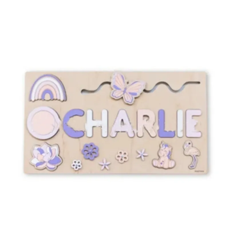 Woods - geniebe ein puzzle mit deinem eigenen namen - personalisiertes puzzle