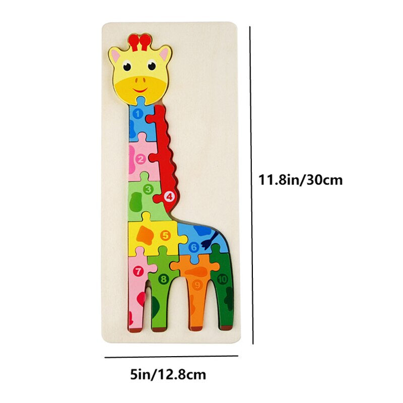 Woods - puzzle für neugierige köpfe - tierpuzzle