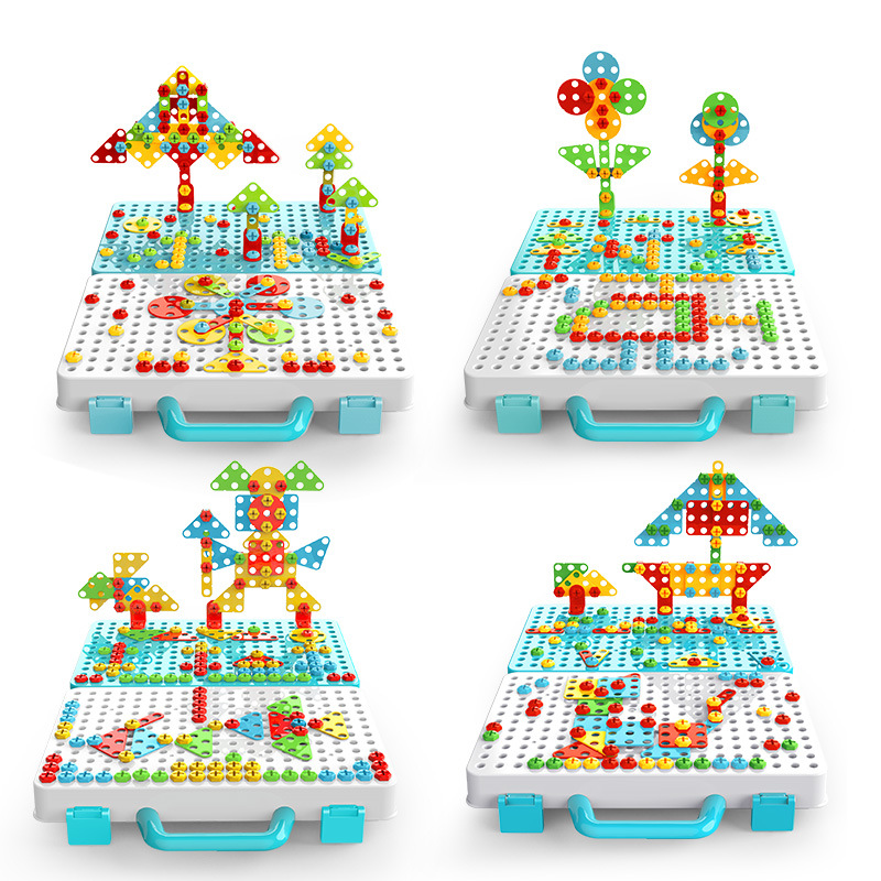 Puzzle Toolbox - schrauben & gestalten - dino-bauspielzeug