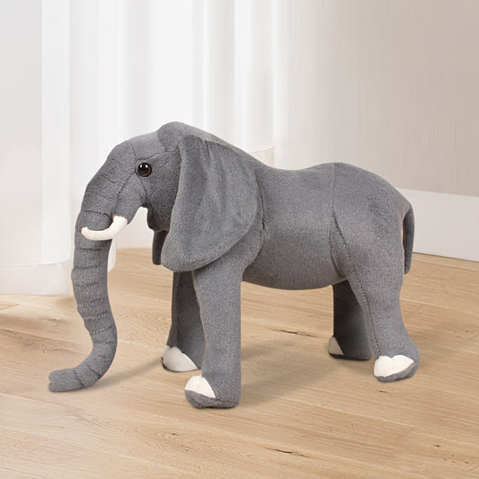Elefant - Stehende Plüschpuppe