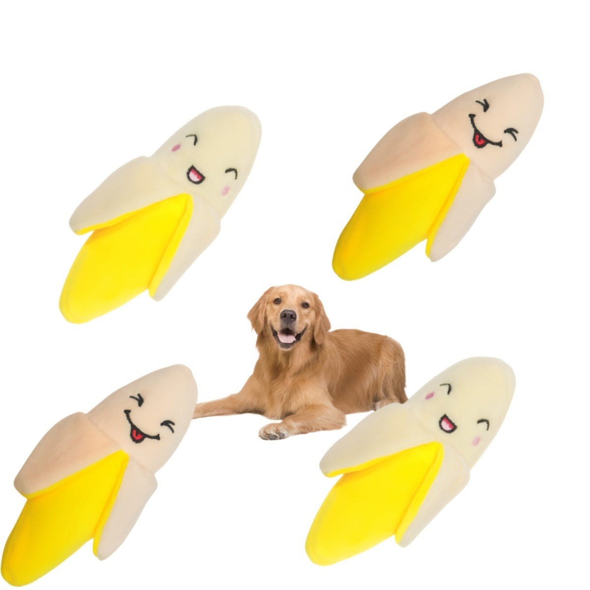 Banane - Zahnspielzeug Hund