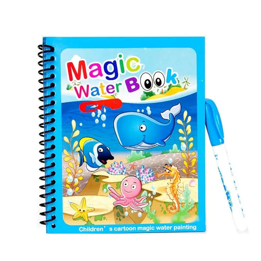 Kinder Zauber-Wasser-Malbuch
