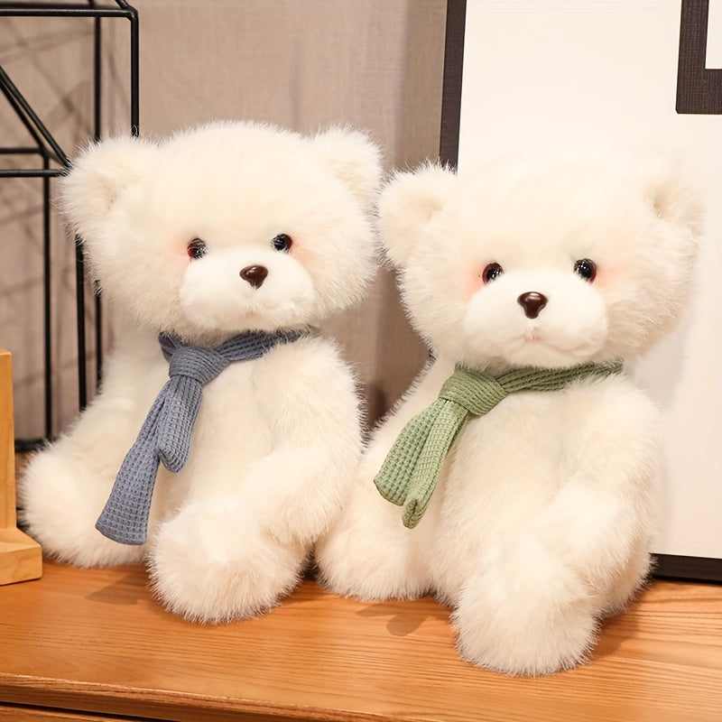 Süßer Teddybär mit Schal