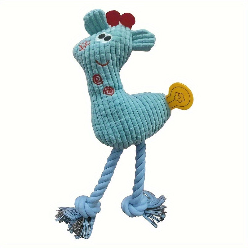 Robustes Plüsch Hundespielzeug Blau