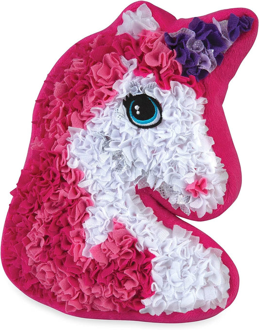 DIY Pillow - flauschiger spaß - plüsch-einhorn-kissen