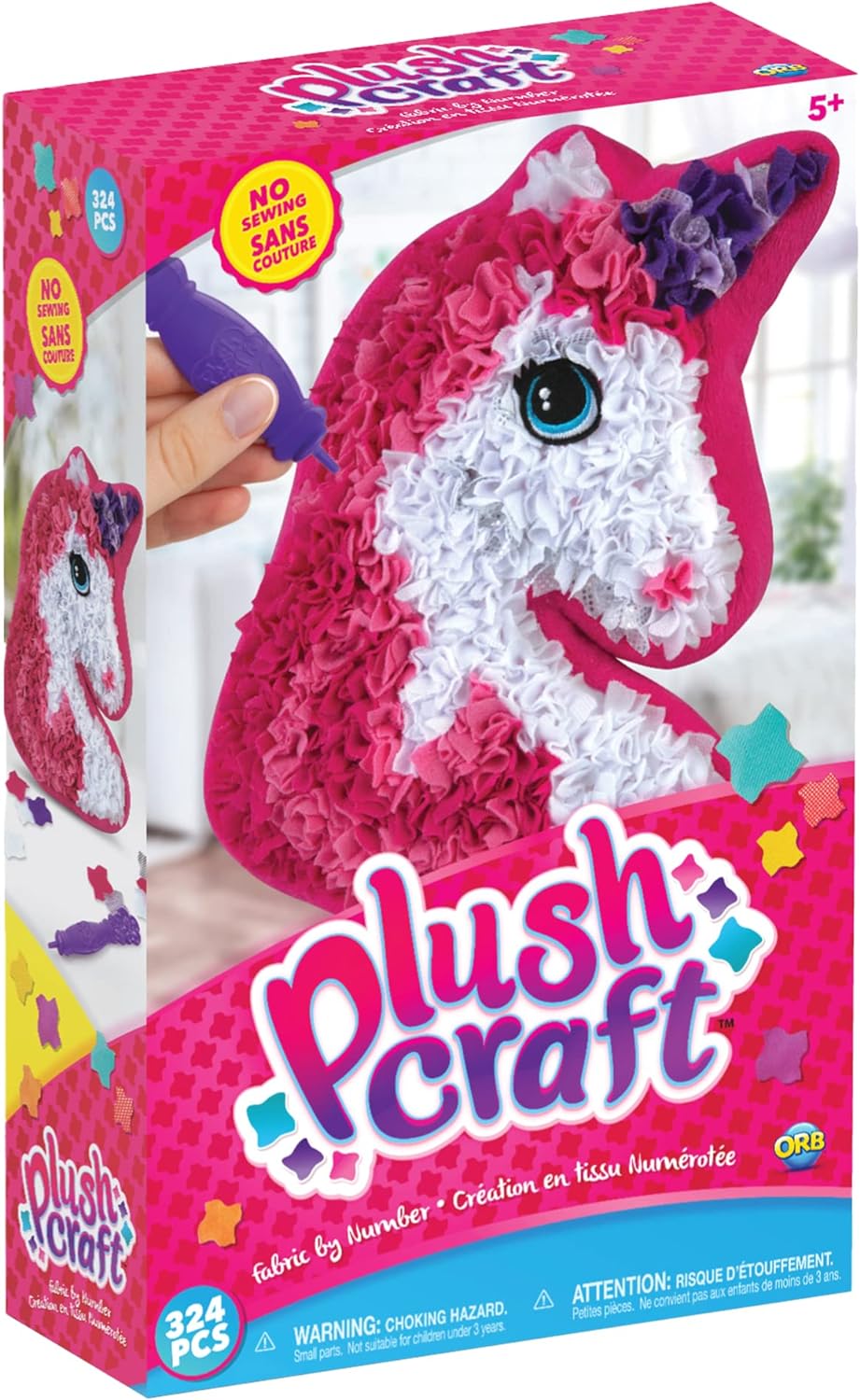 DIY Pillow - flauschiger spaß - plüsch-einhorn-kissen