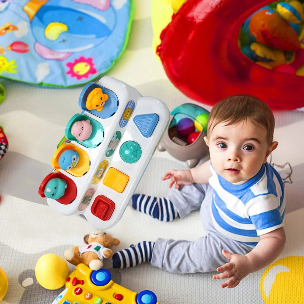 Baby button toy - plopp-spaß - babyspielzeug