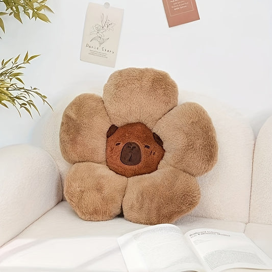 Kuschelkissen mit Wasserschwein-Motiv