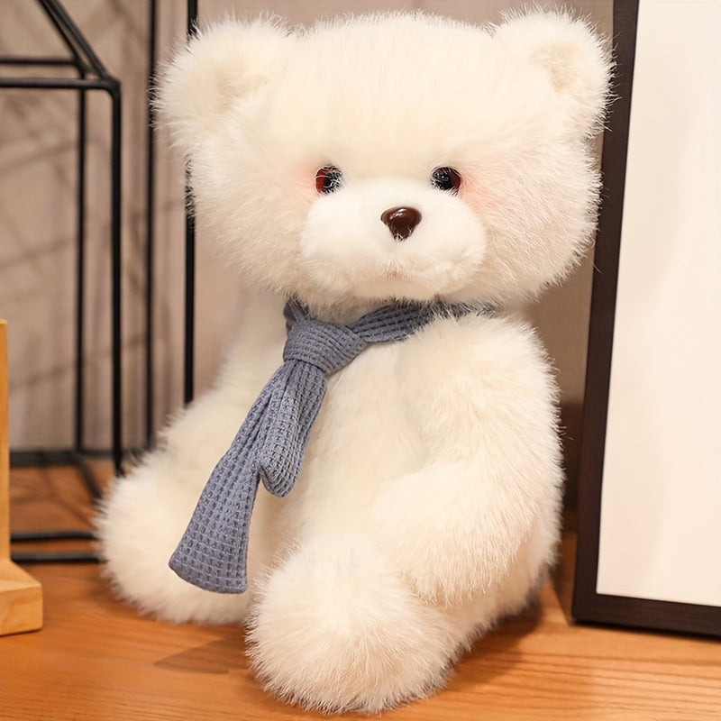 Süßer Teddybär mit Schal