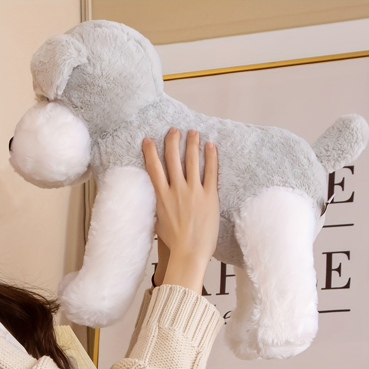 Süßer Schnauzer Plüsch
