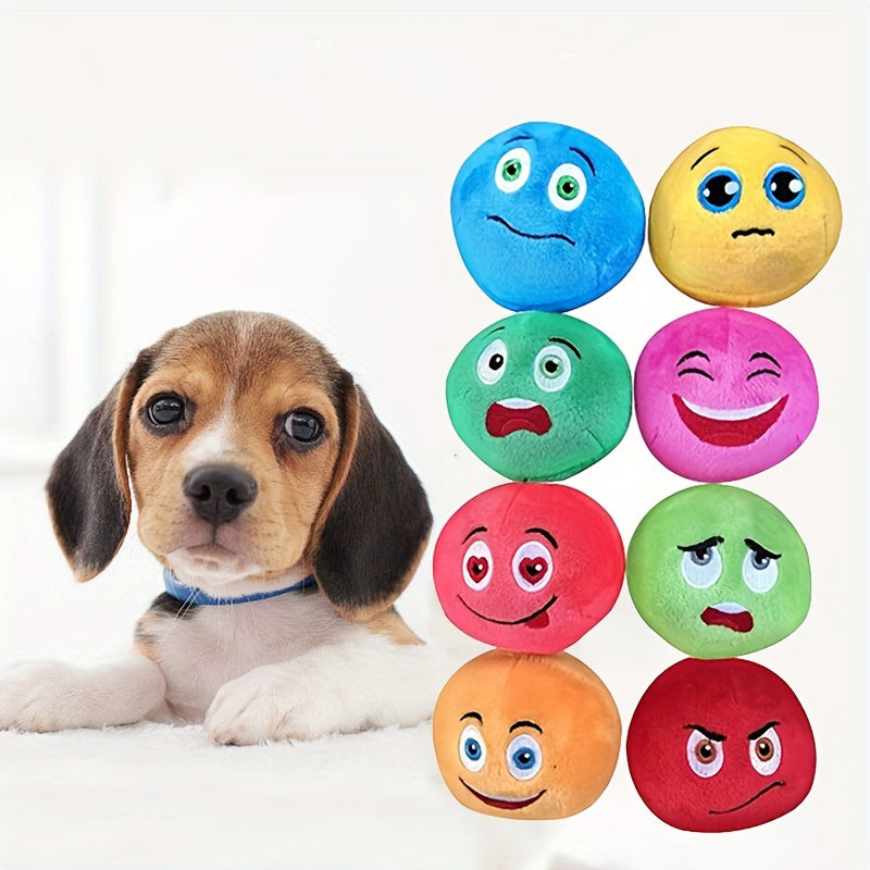 Emojis - Quietscher Hundespielzeug 8er Pack