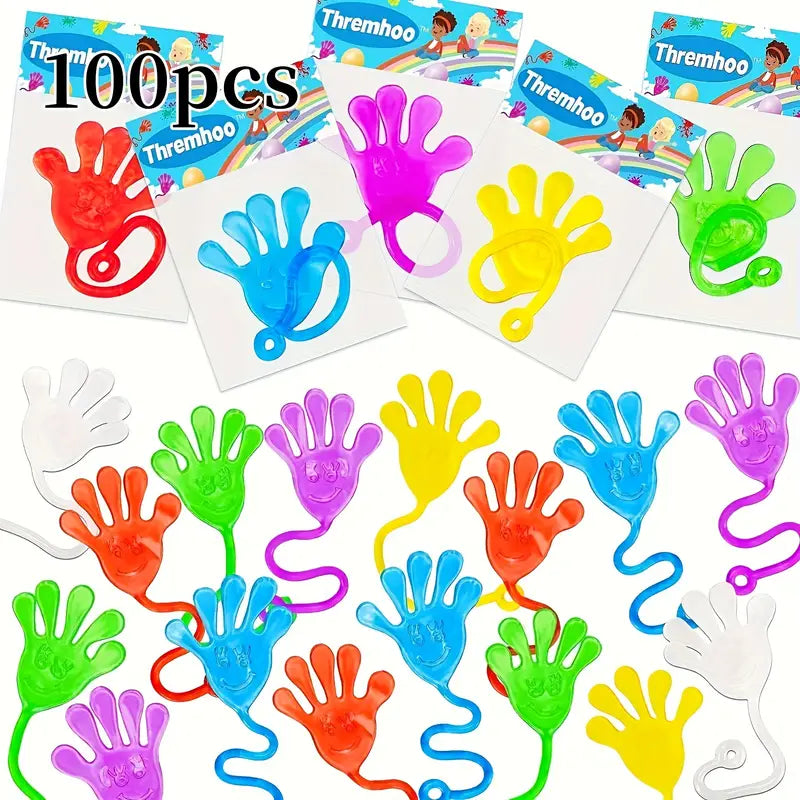100 Stück Kreative Klebehände - Perfektes Kinder-Geschenk!