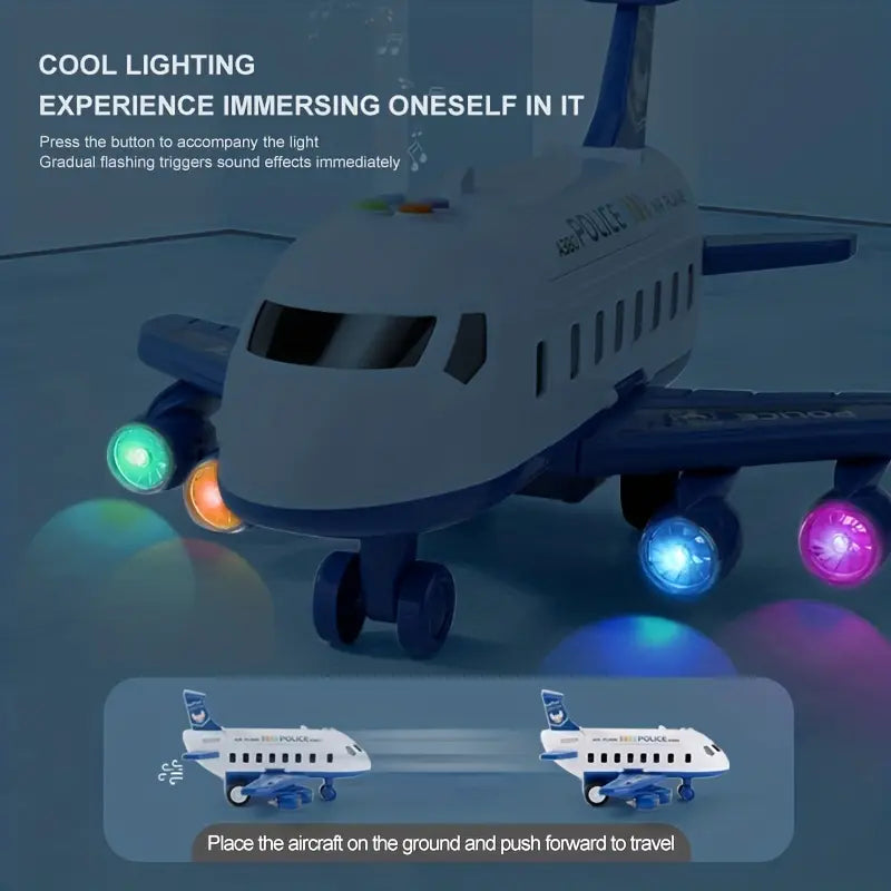 Großes Puzzle-Flugzeugauto - Multifunktional