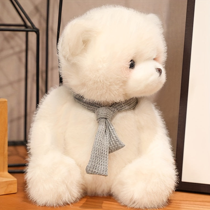 Süßer Teddybär mit Schal