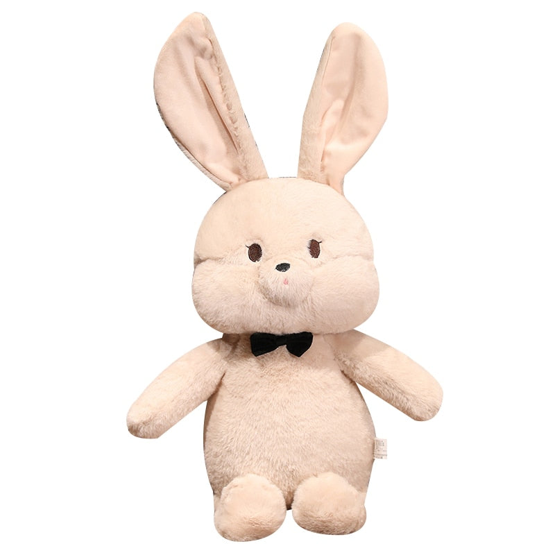 Cute Bowtie Bunny Rabbit Plushie Stuffed Animals - Plushie Depot