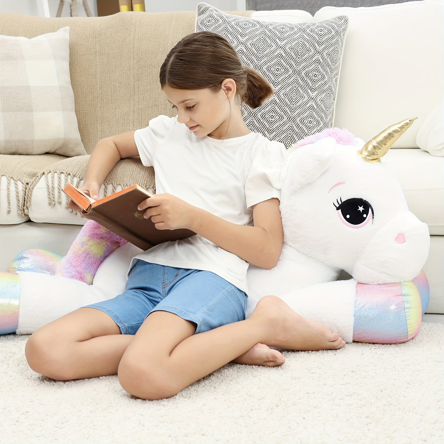 Regenbogen Einhorn Plüsch