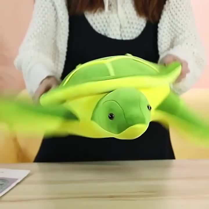 Kuschelweiche Schildkrötenpuppe Grün