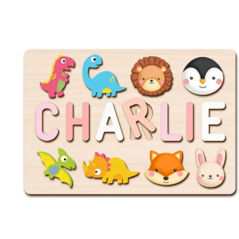 Woods - geniebe ein puzzle mit deinem eigenen namen - personalisiertes puzzle