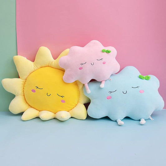 Heiteres Kuschelwolken Kissen