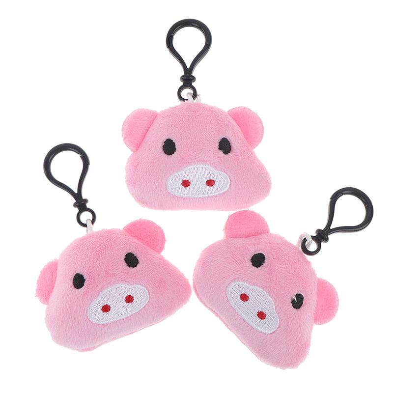 Plüsch Mini-Schweinchen Schlüsselanhänger