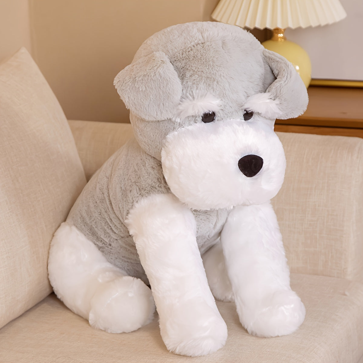Süßer Schnauzer Plüsch