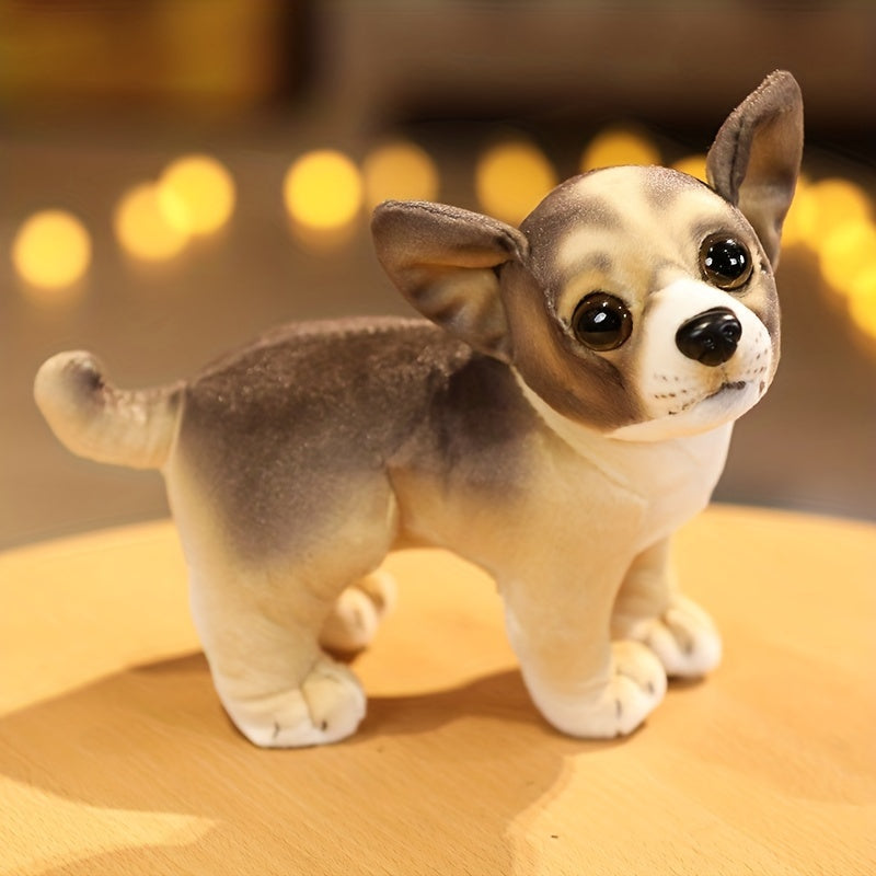 Realistische Hund Plüschfigur