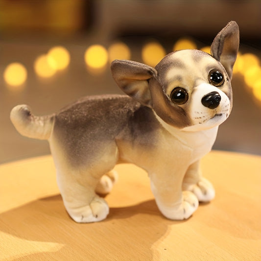 Realistische Hund Plüschfigur