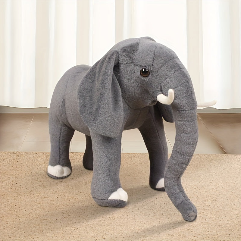 Elefant - Stehende Plüschpuppe