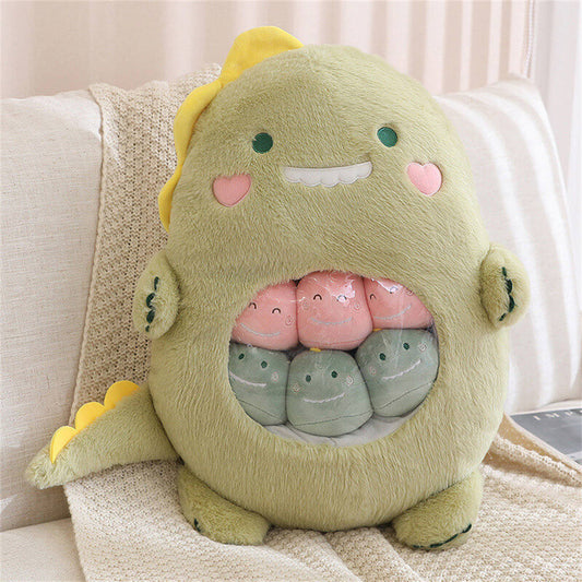 Dino - Kawaii Dinosaurier Wurfkissen Plüschtier