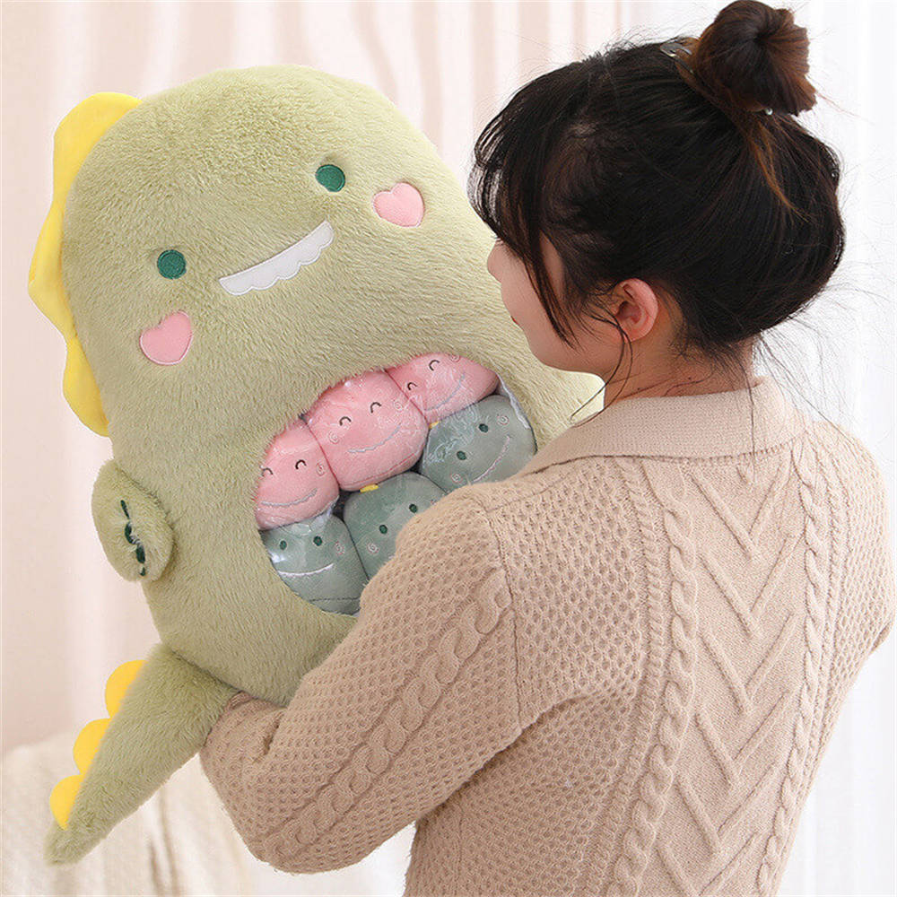 Dino - Kawaii Dinosaurier Wurfkissen Plüschtier