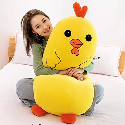 Gelbes Tierkissen
