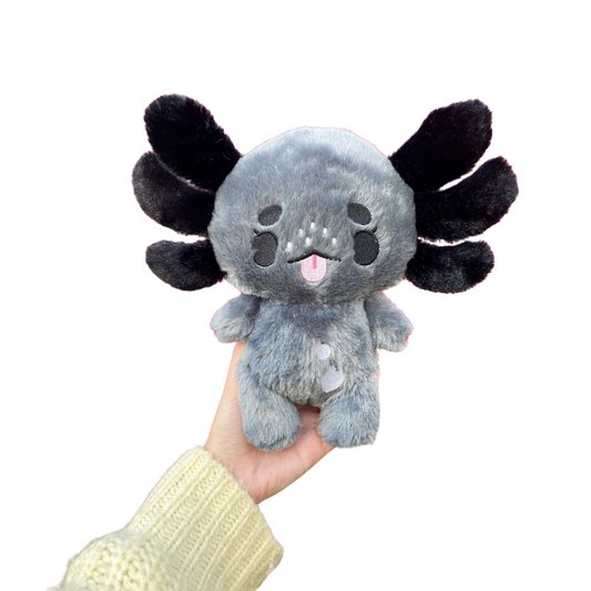 Basura Gang - Pebbles the Black Axolotl Plushie Stuffed Animals - Plushie Depot