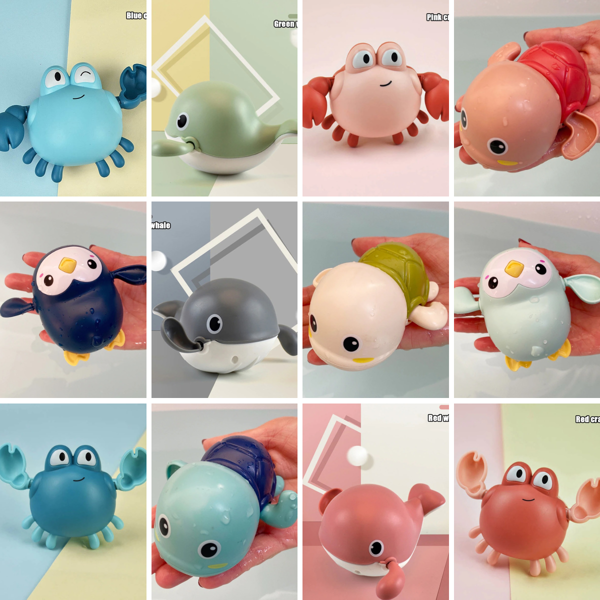 Bath Buddies - Endloser Spaß in der Badewanne! - Schwimmende Meerestiere