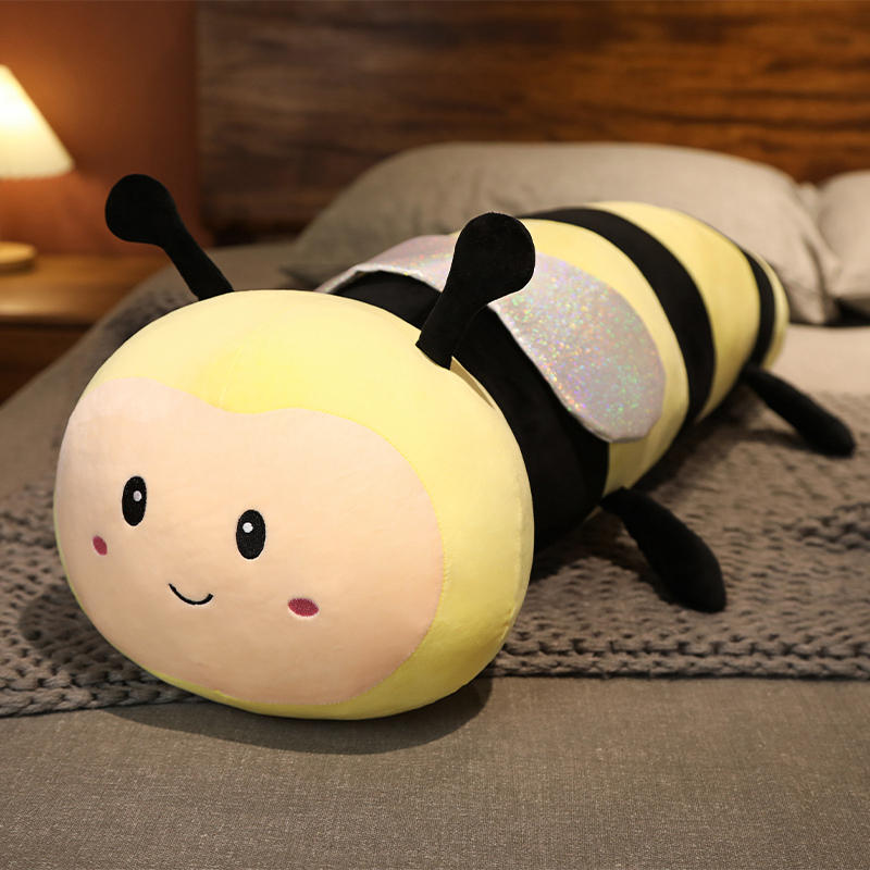 Luna - Kawaii Bienenraupe Plüschfigur