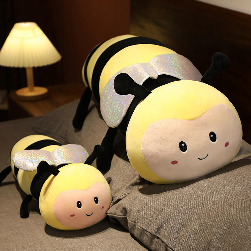 Luna - Kawaii Bienenraupe Plüschfigur
