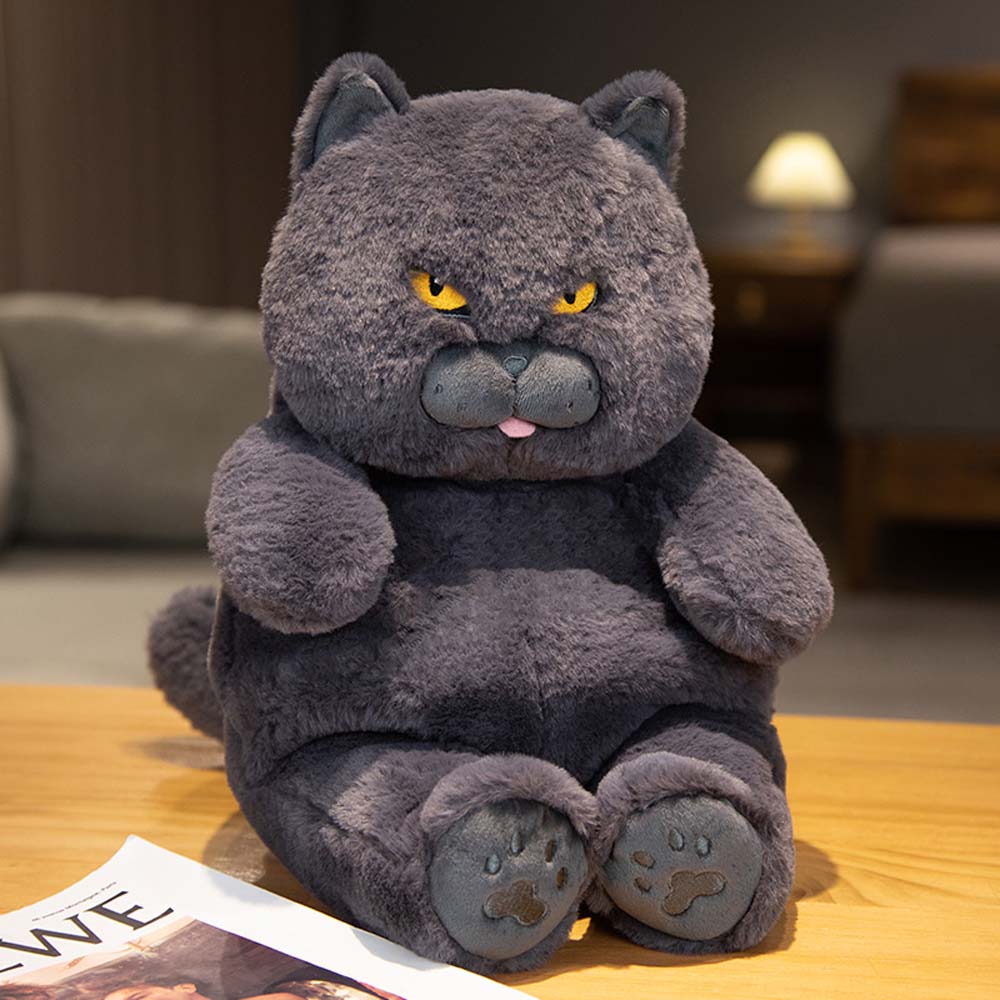 Milo - Schwarze Katzen Plüschfigur