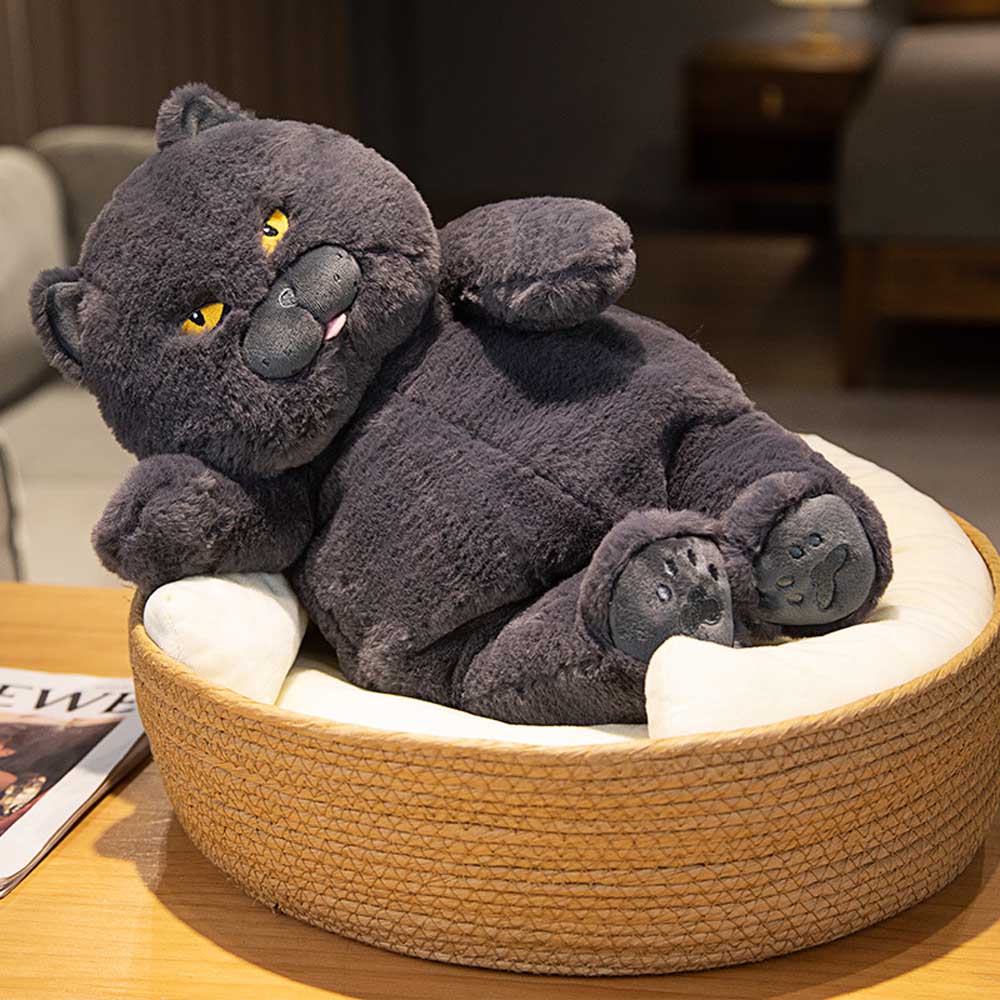 Milo - Schwarze Katzen Plüschfigur