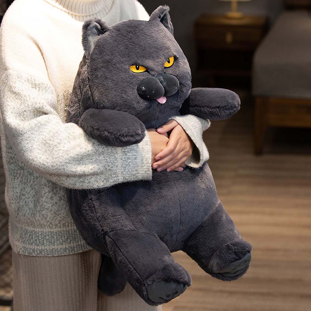 Milo - Schwarze Katzen Plüschfigur
