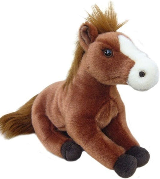 Kastanienbraunes Pferd Kuschelfreund