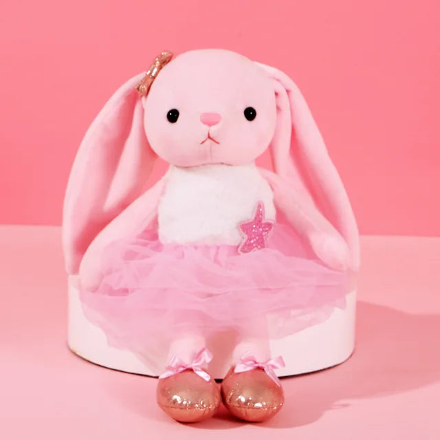 Tanzender Hase Plüsch - Rosa