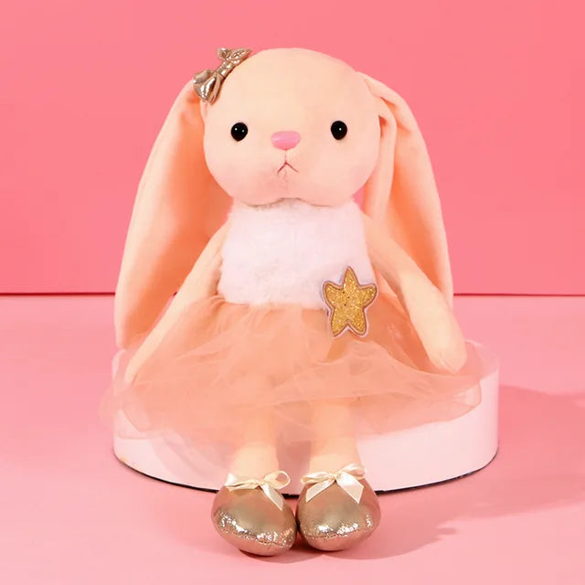 Tanzender Hase Plüsch - Rosa