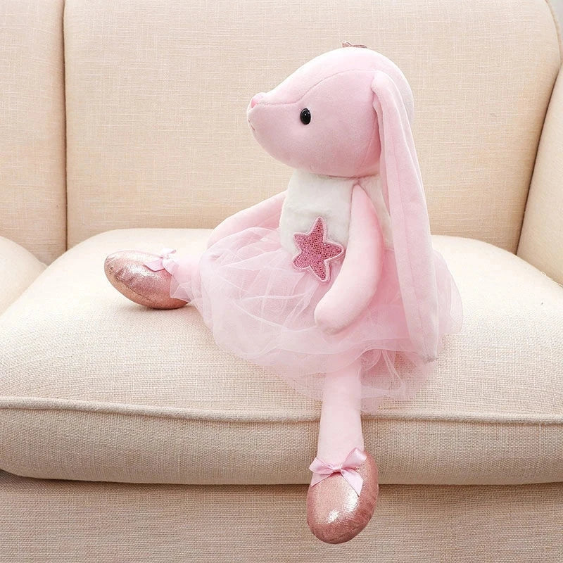 Tanzender Hase Plüsch - Rosa