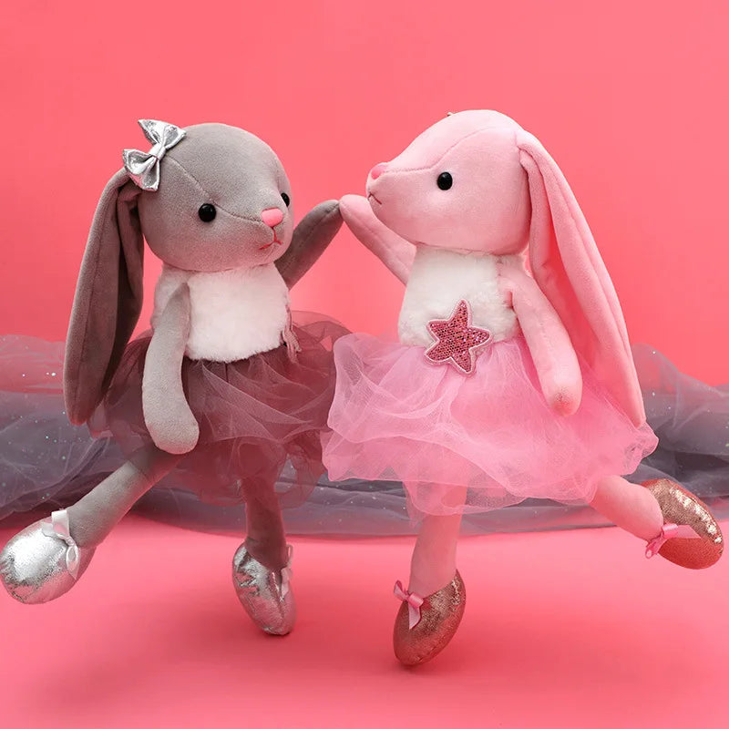 Tanzender Hase Plüsch - Rosa