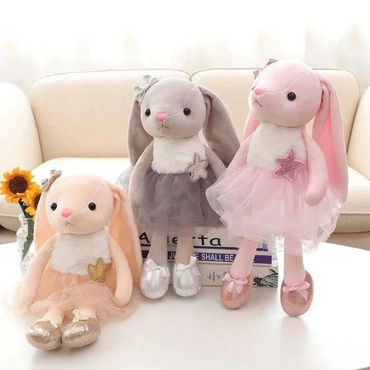 Tanzender Hase Plüsch - Rosa