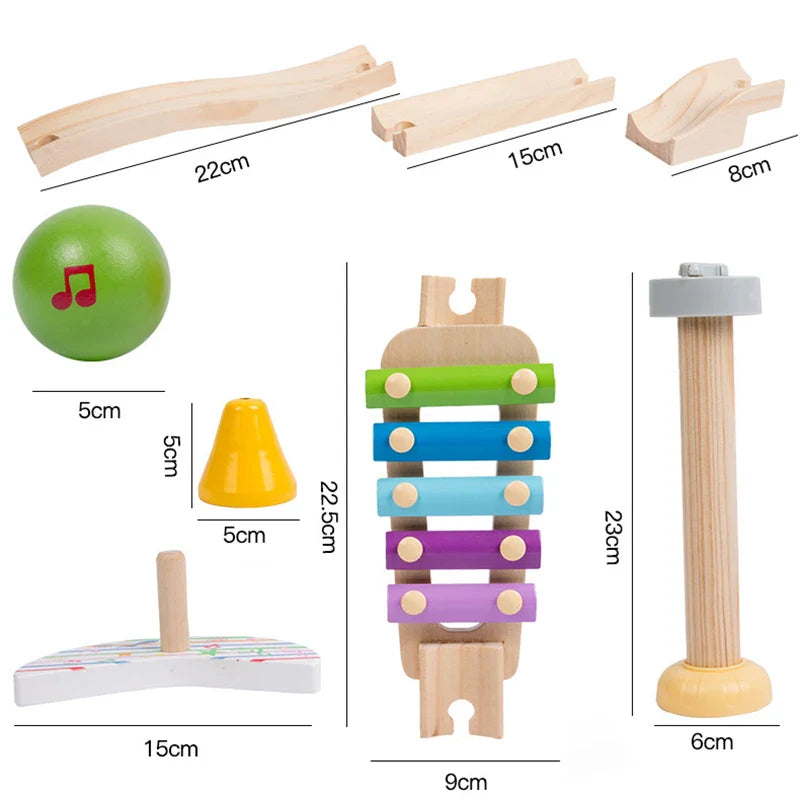 Music Marble Track - montessori-melodien - sensorisches spielzeug