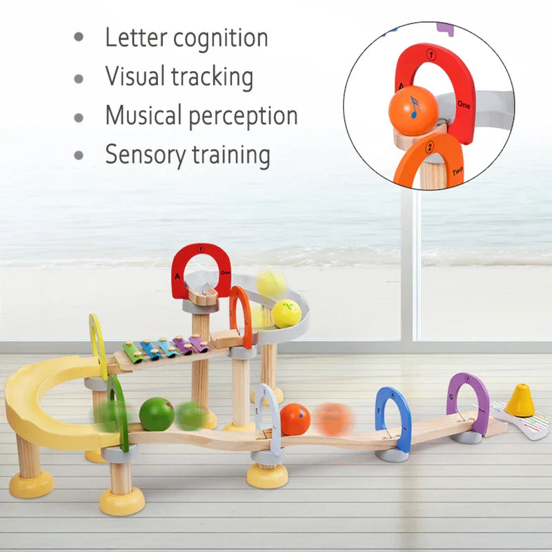 Music Marble Track - montessori-melodien - sensorisches spielzeug