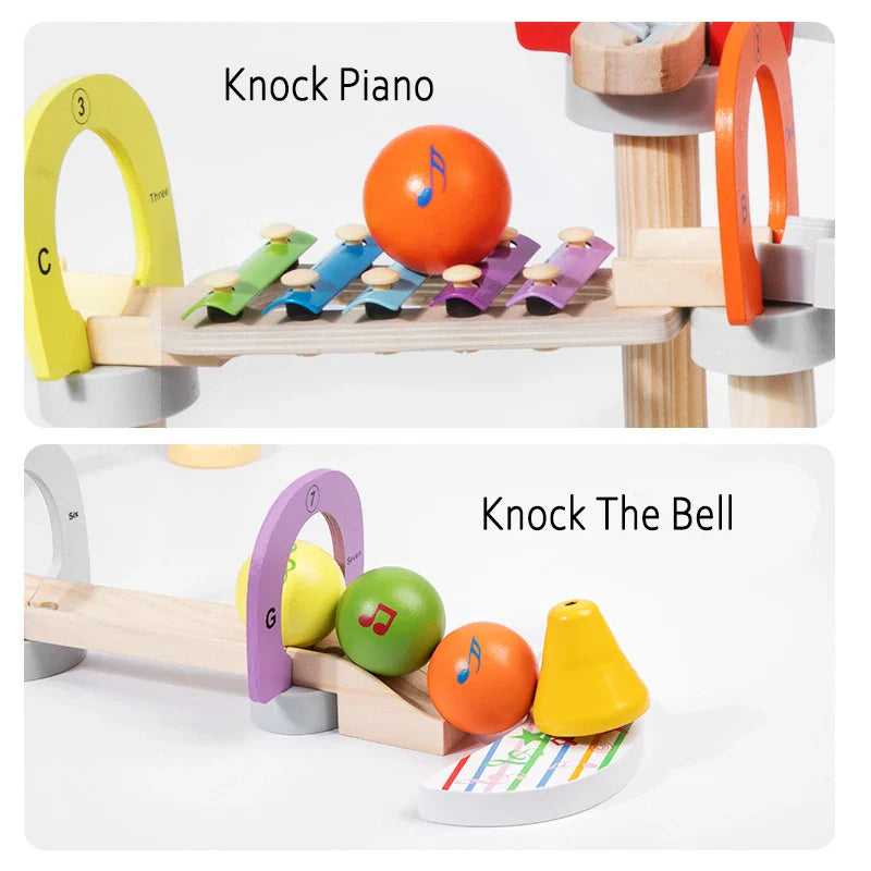Music Marble Track - montessori-melodien - sensorisches spielzeug