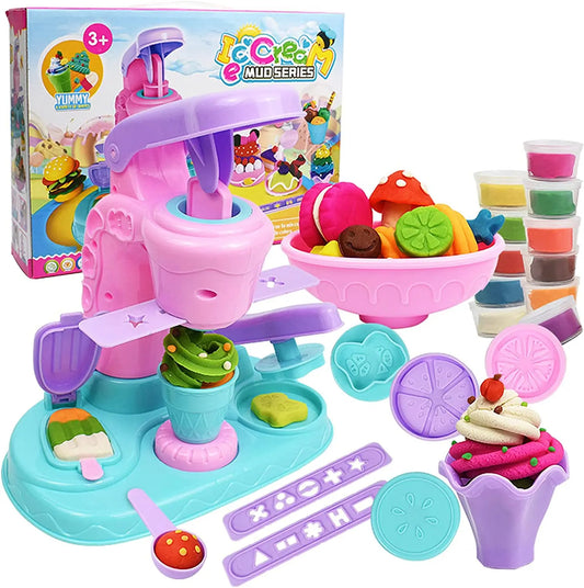 Ice Cream Clay Set - tolle kreationen - knete-eismaschine