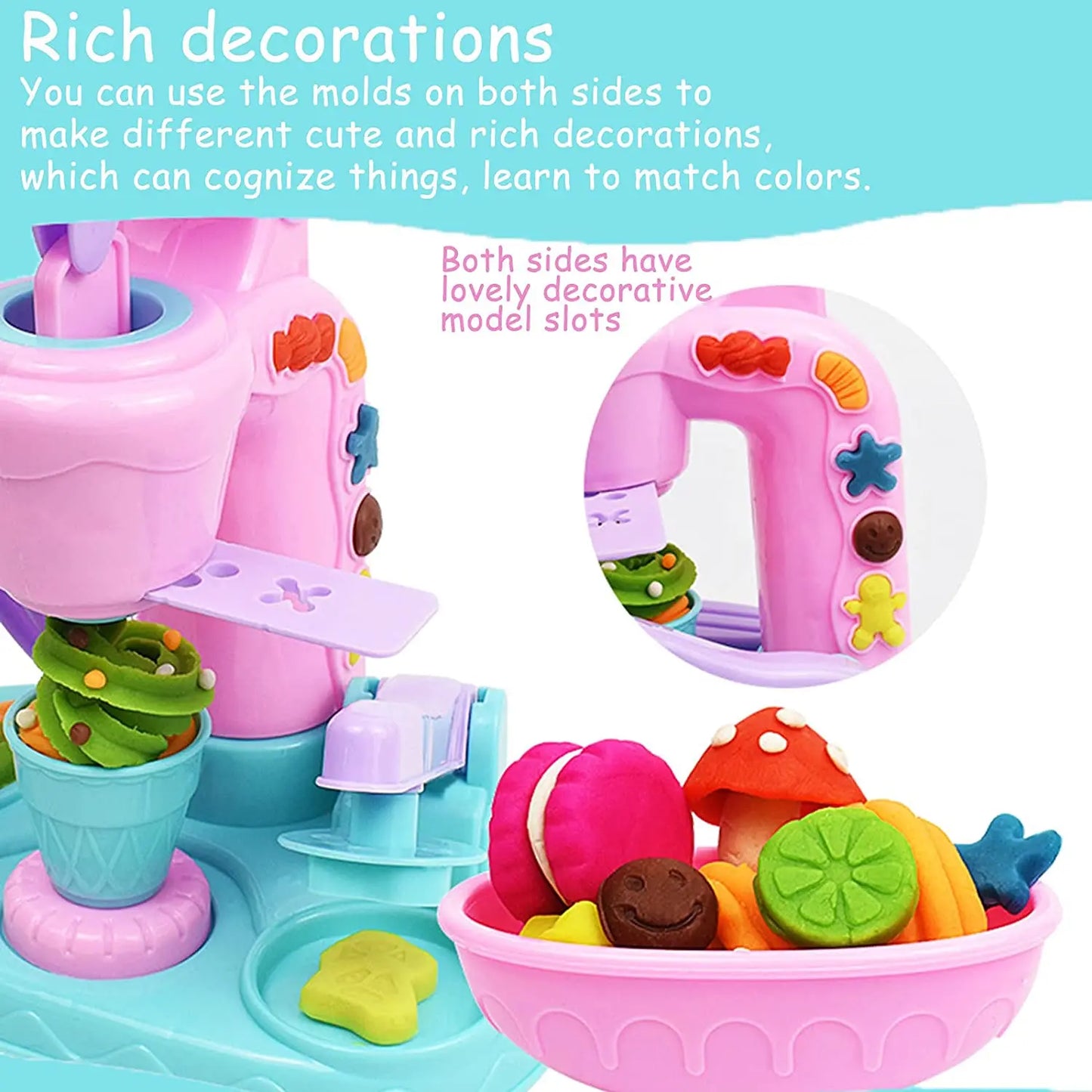 Ice Cream Clay Set - tolle kreationen - knete-eismaschine