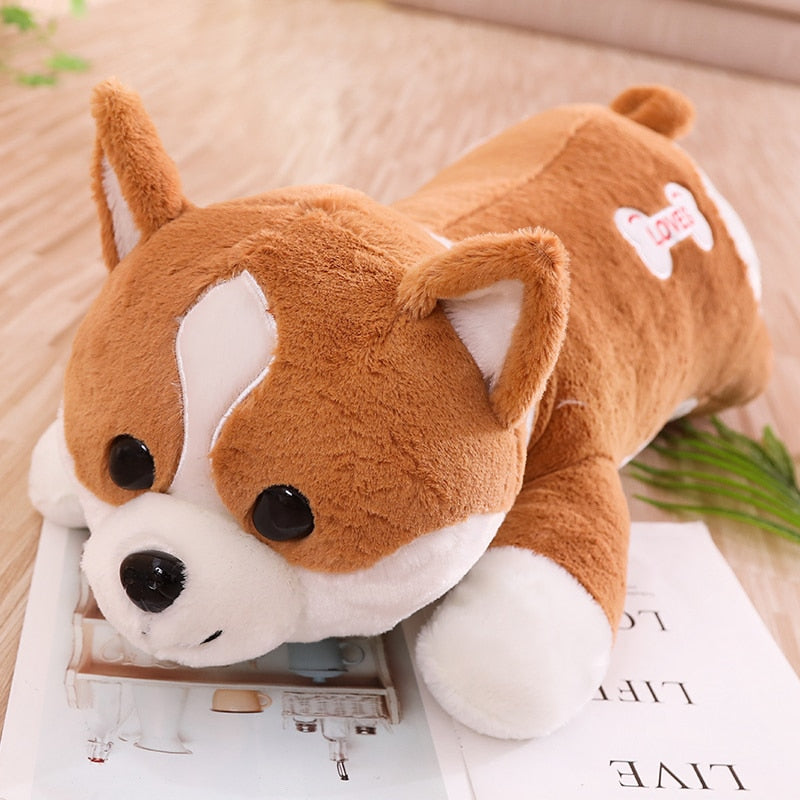 I Love Corgi Stuffed Animal Huggable Plush Pillows (Medium to Giant Size)-Soft Toy-Corgi, Dogs, Home Decor, Huggable Stuffed Animals, Soft Toy, Stuffed Animal, Stuffed Cushions-7